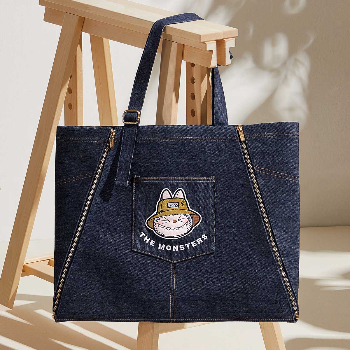 THE MONSTERS FALL IN WILD SERIES-Denim Apron Bag - POP MART