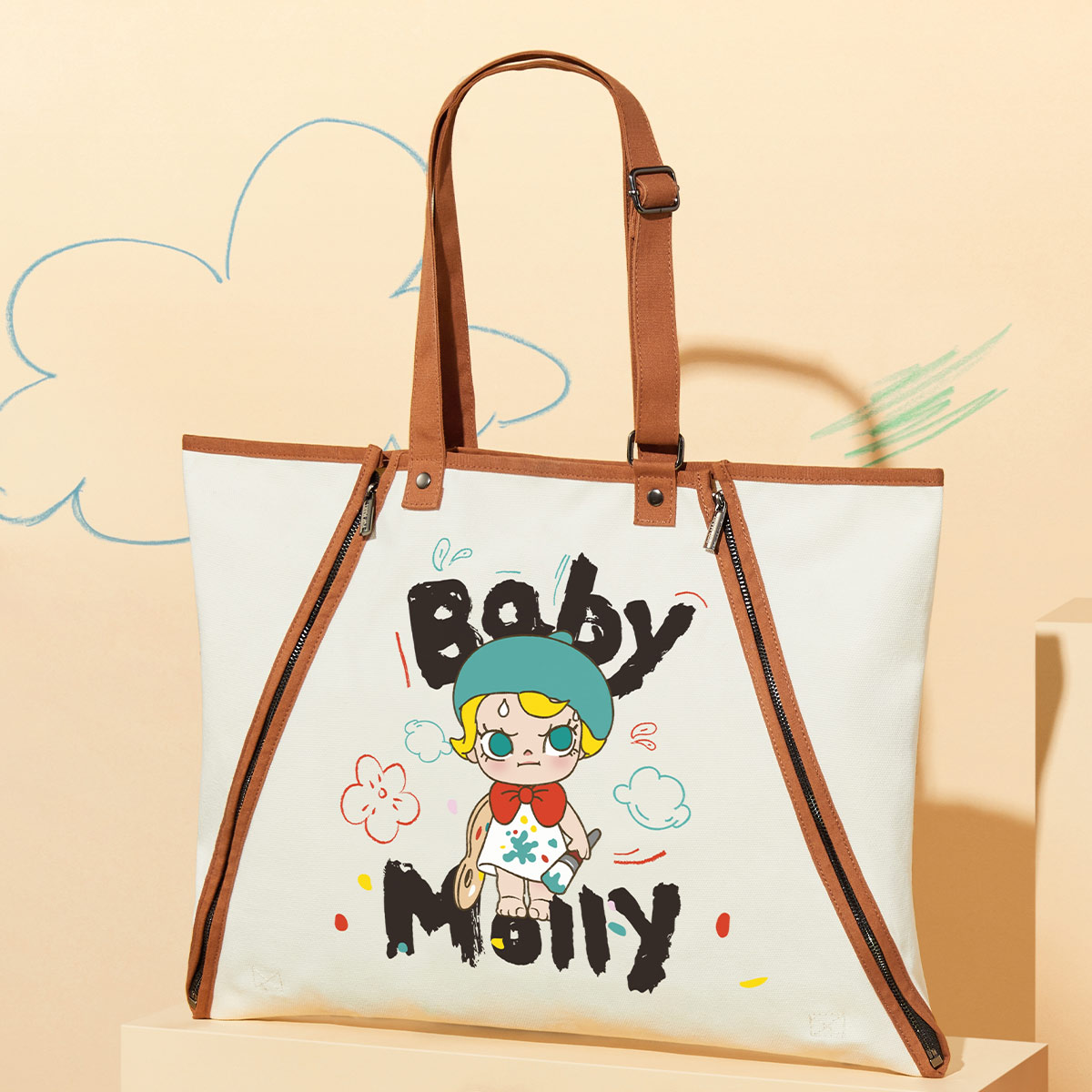 Baby Molly When I was Three! Series-Shoulder Bag - POP MART (Hong
