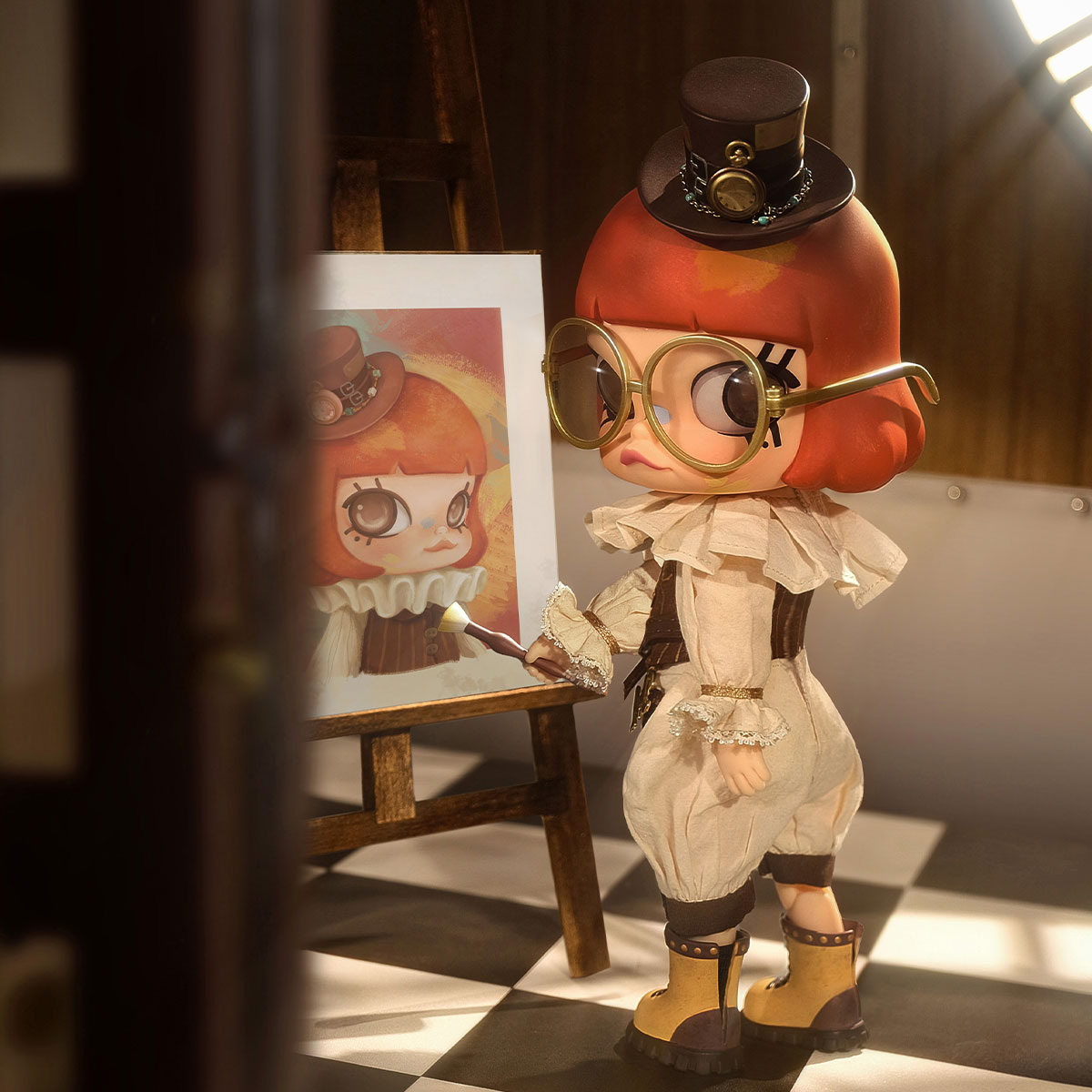 MOLLY Victorian Painter 1/8 Action Figure - POP MART (Hong Kong