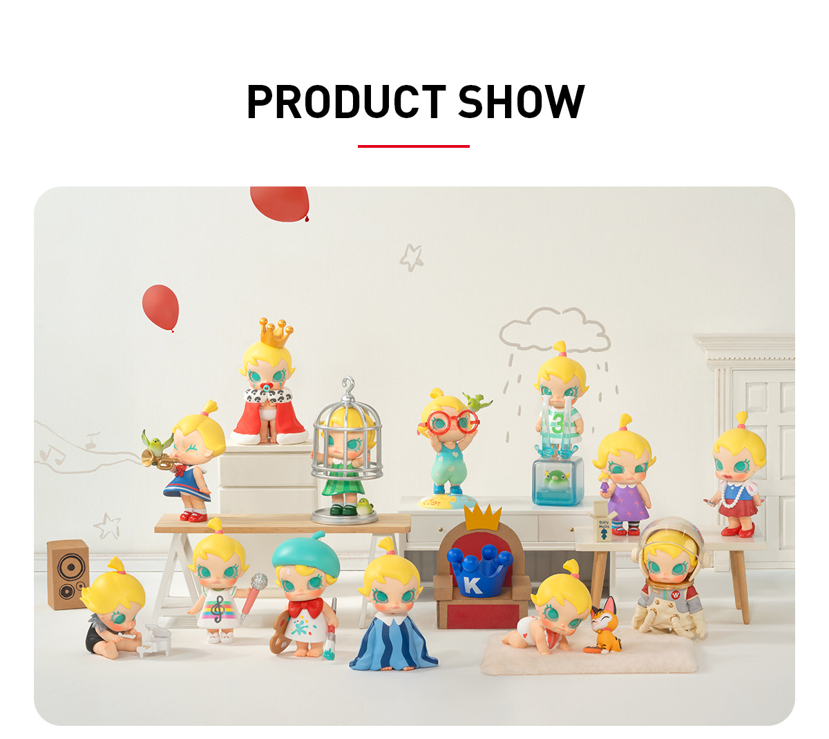 Baby Molly When I was Three！Series Figures - POP MART
