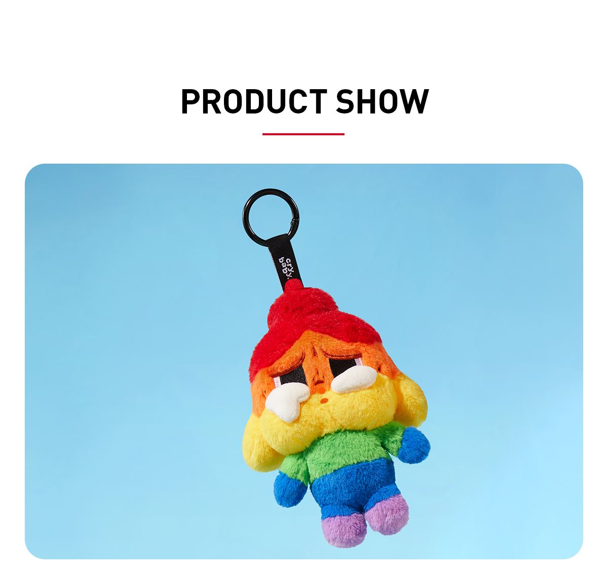 ぬいぐるみ Cheer Up Baby! Crybaby Cheer UP, Baby! Series-Plush Doll Pendant - Cheer Up