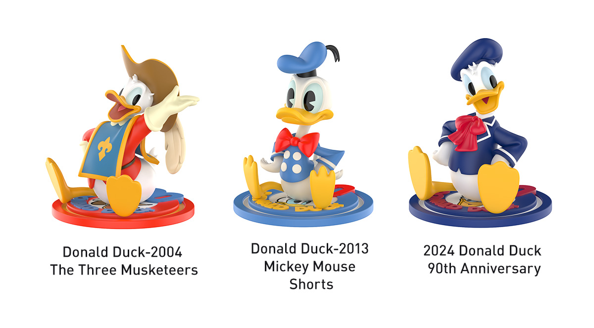 POPMARTドナルド デイジー POP MART DISNEY Donald Duck 90th Anniversary シリーズ
