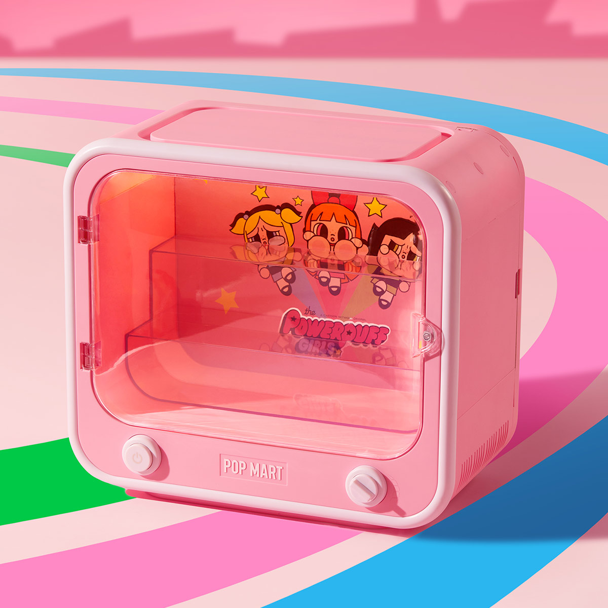 【新品】CRYBABY × パワーパフ ガールズ TV Set コンテナボックス CRYBABY × Powerpuff Girls Series-TV Set Luminous Display Container