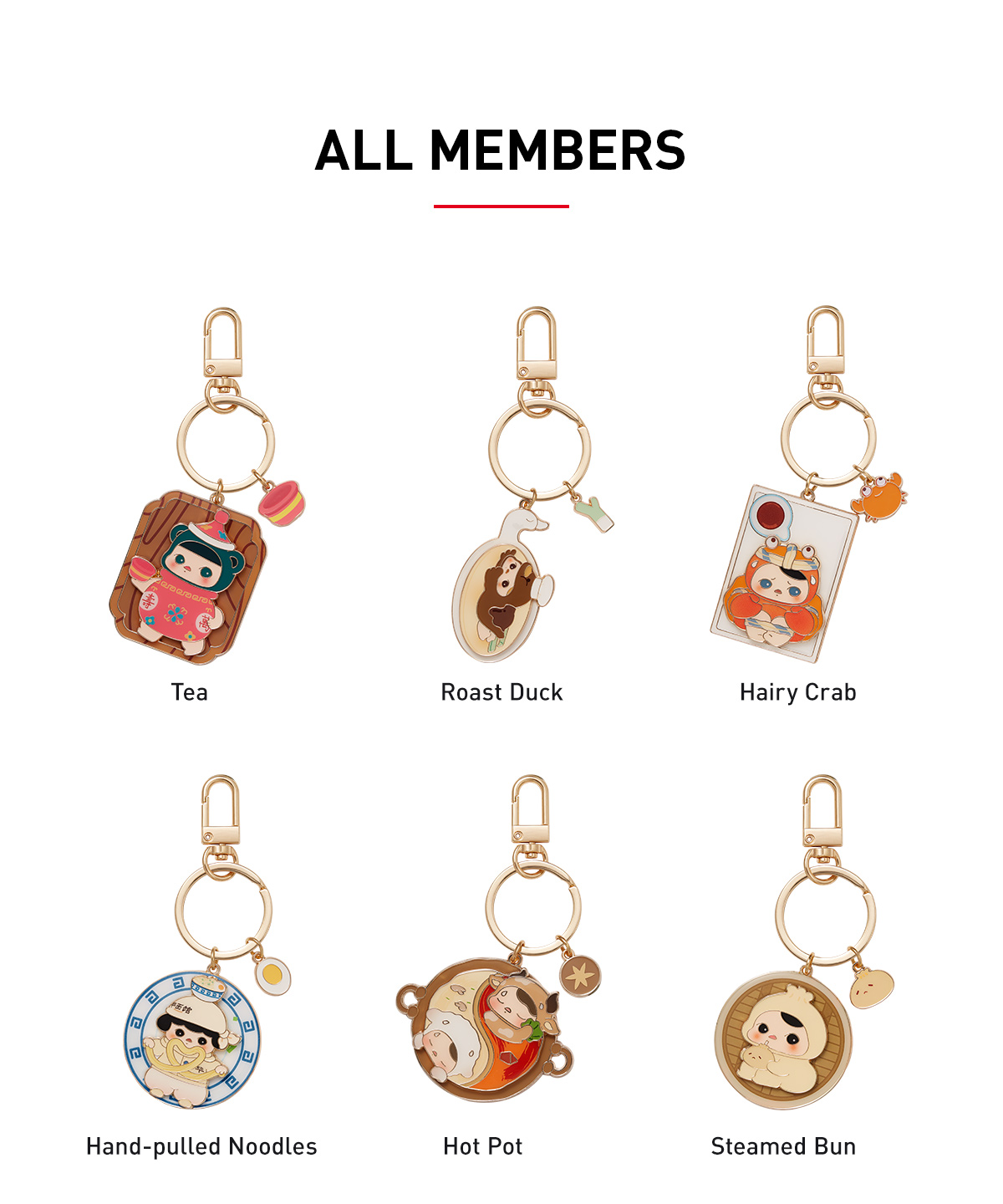 PUCKY The Feast Series-Pendant Blind Box - POP MART (Hong