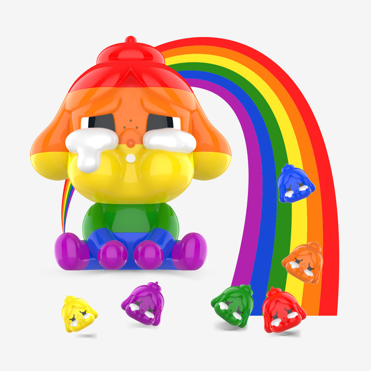 POPMART　CRYBABY　PRIDE PARADE 3個セット POPMART CRYBABY PRIDE PARADE 3個セット - メルカリ