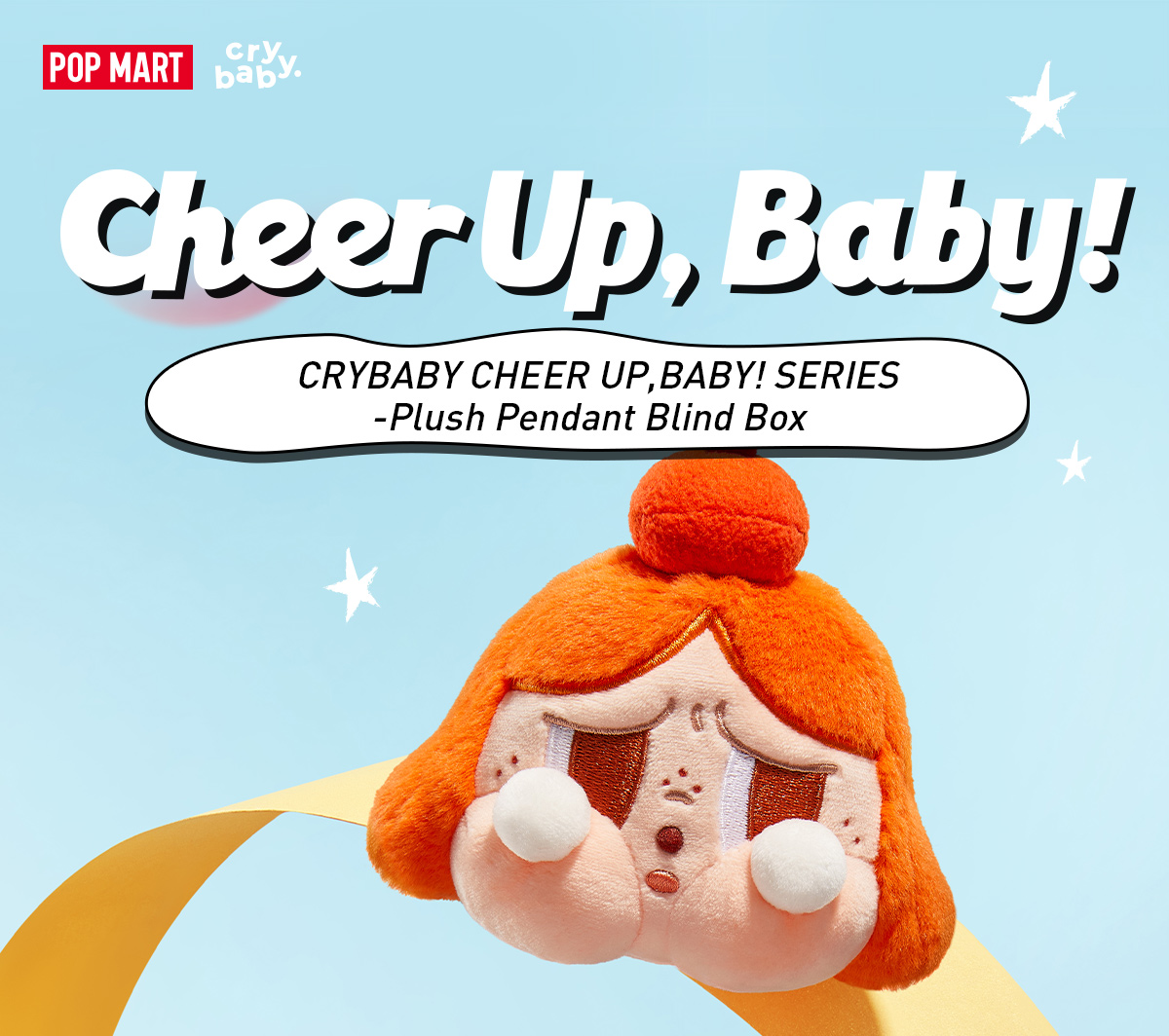 CRYBABY CHEER UP, BABY! SERIES-Plush Pendant Blind Box - POP MART