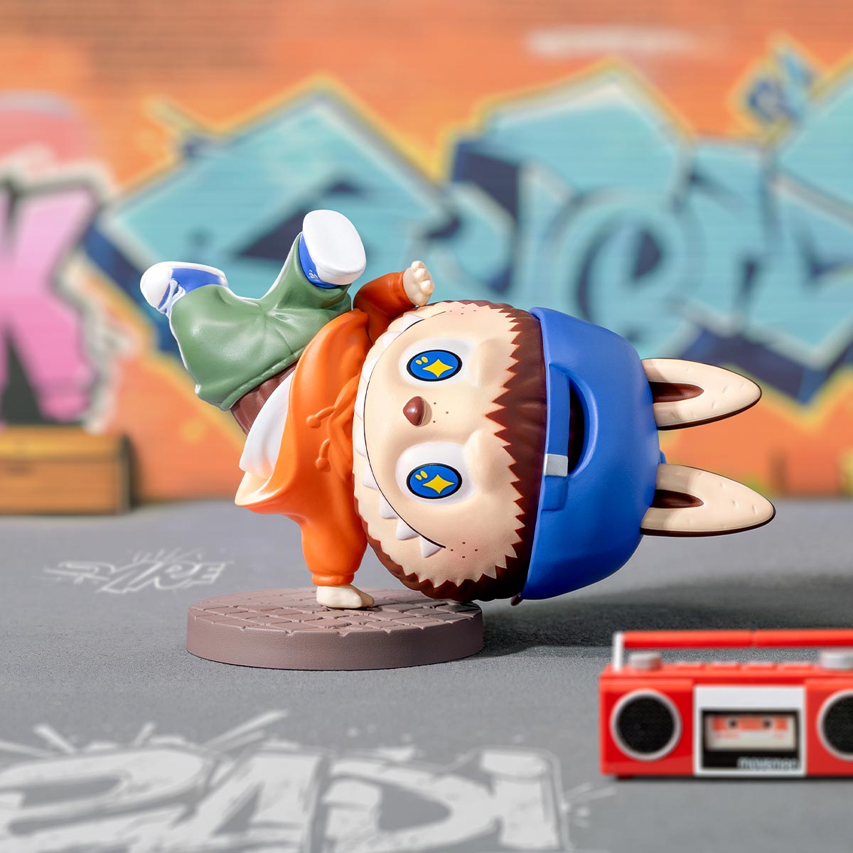 LABUBU Hip-hop Girl Figure - POP MART (Hong Kong, China)