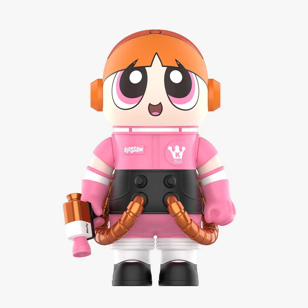 MRGA SPACE MOLLY 400% THE POWERPUFF GIRLS Blossom - POP MART (Hong 