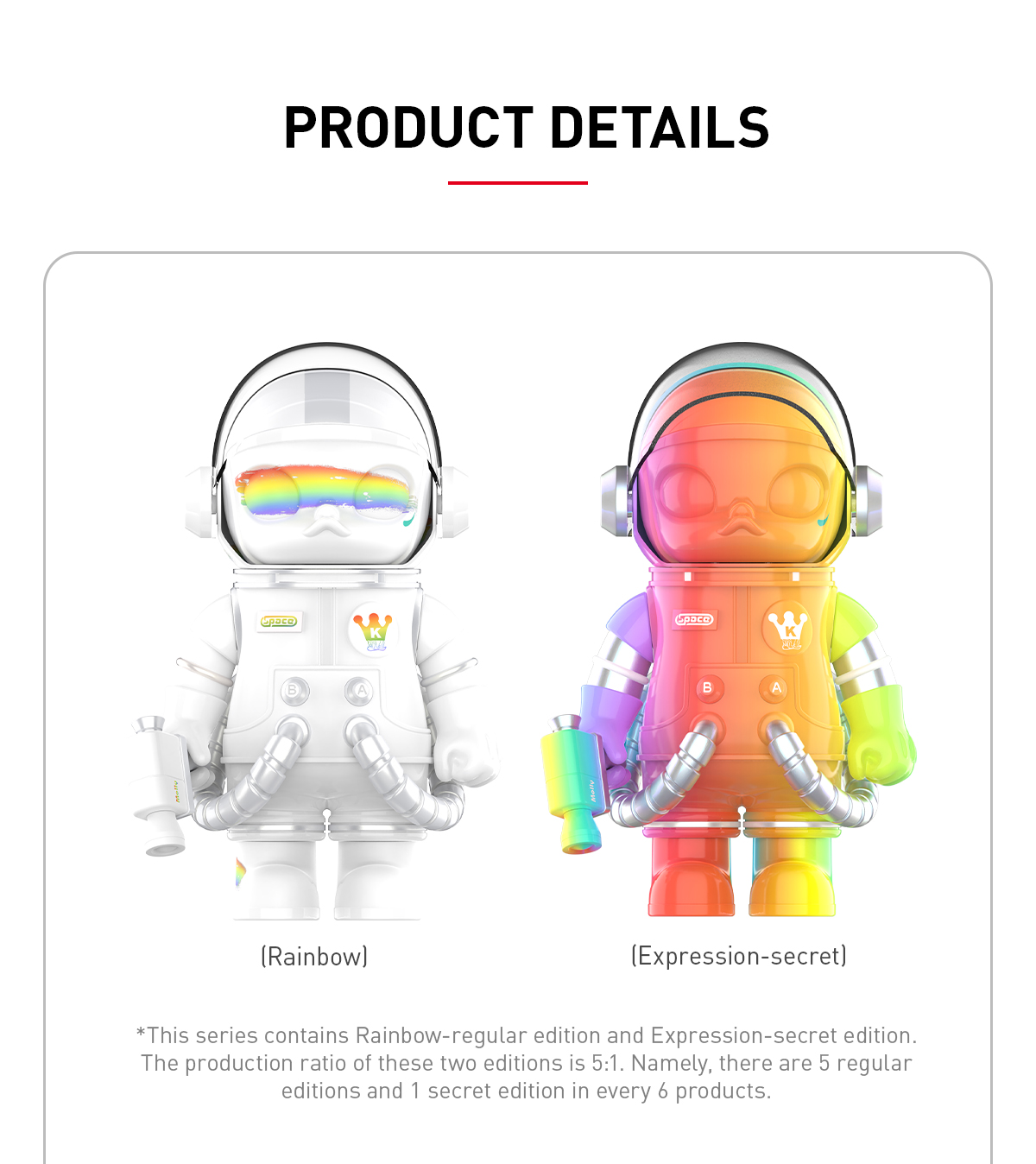 MEGA SPACE MOLLY 400% Rainbow - POP MART (Hong Kong, China)