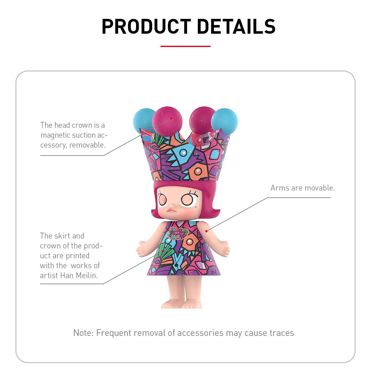 MEGA ROYAL MOLLY 1000% HAN MEILIN - POP MART (Hong Kong, China)