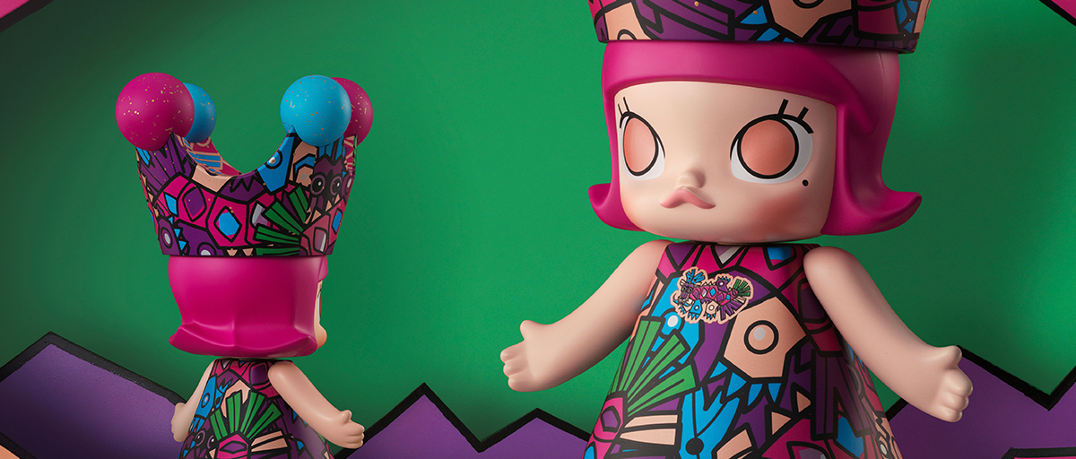 ゲームキャラクター Popmart MEGA  MOLLY 400% HAN MEILIN MEGA ROYAL MOLLY 1000% HAN MEILIN - POP MART (Hong Kong, China)