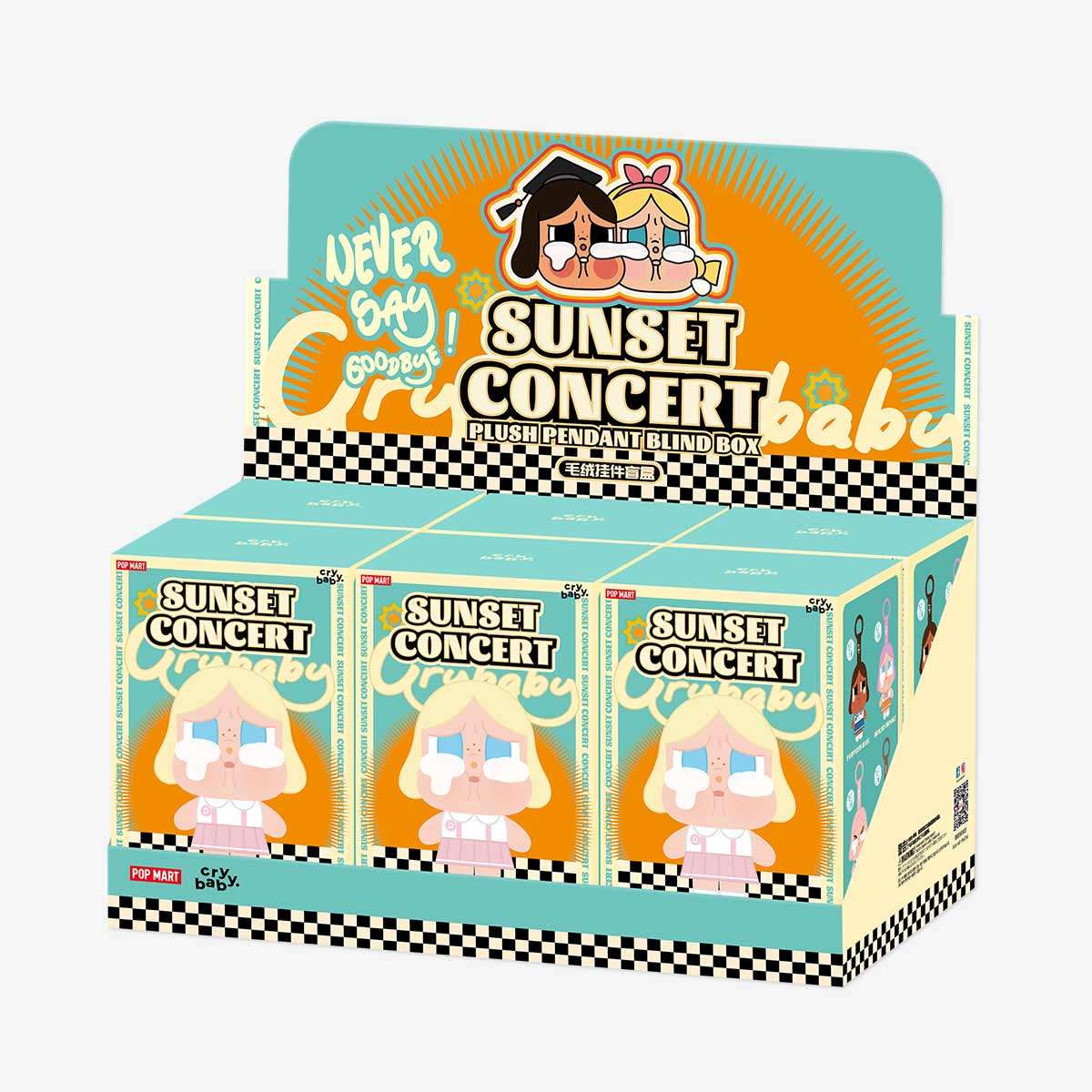 POP NOW:CRYBABY Sunset Concert Series-Plush Pendant Blind