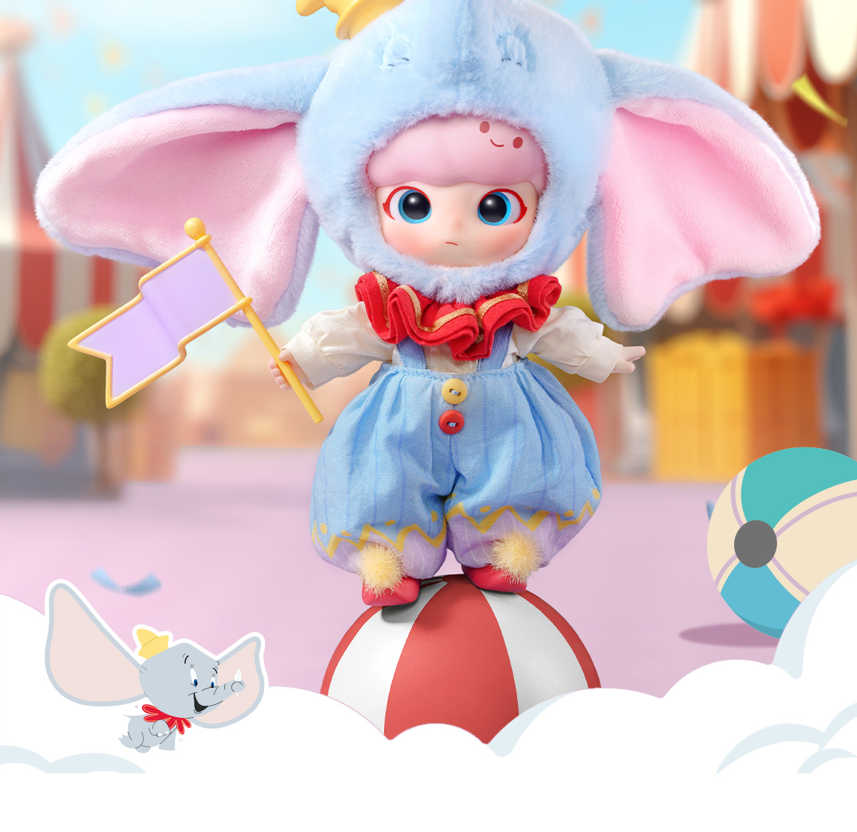 DIMOO × Dumbo Action Figure - POP MART (Hong Kong, China)