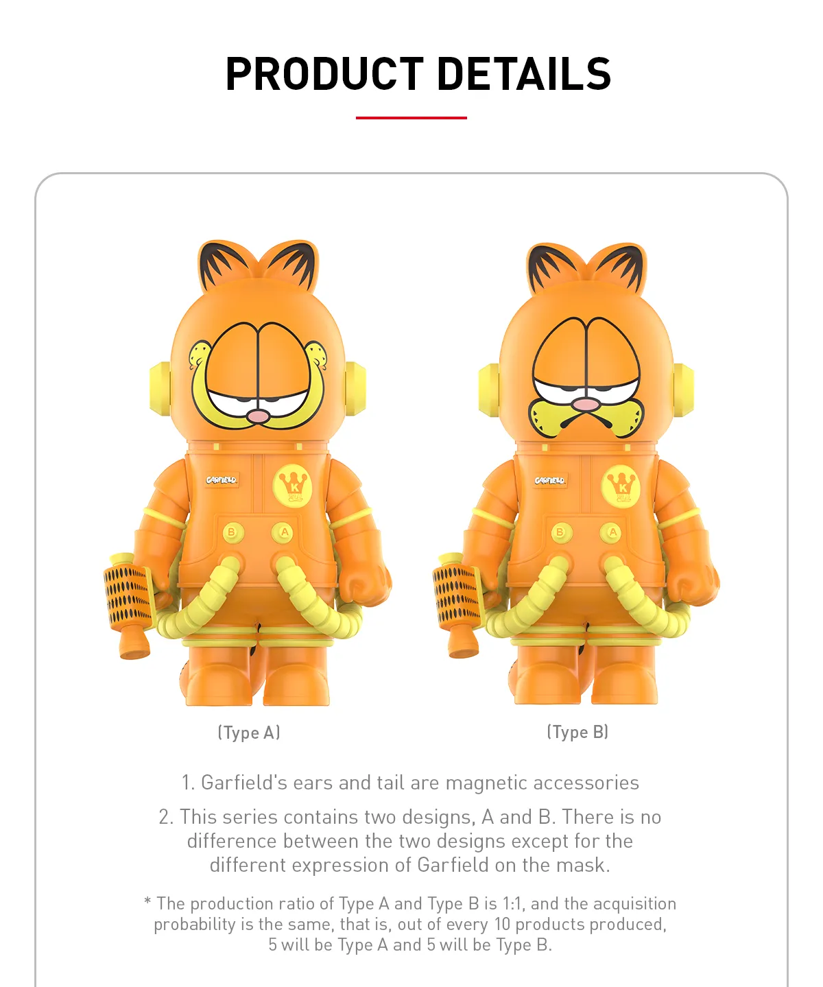 MEGA SPACE MOLLY 400% Garfield - POP MART (Hong Kong, China)