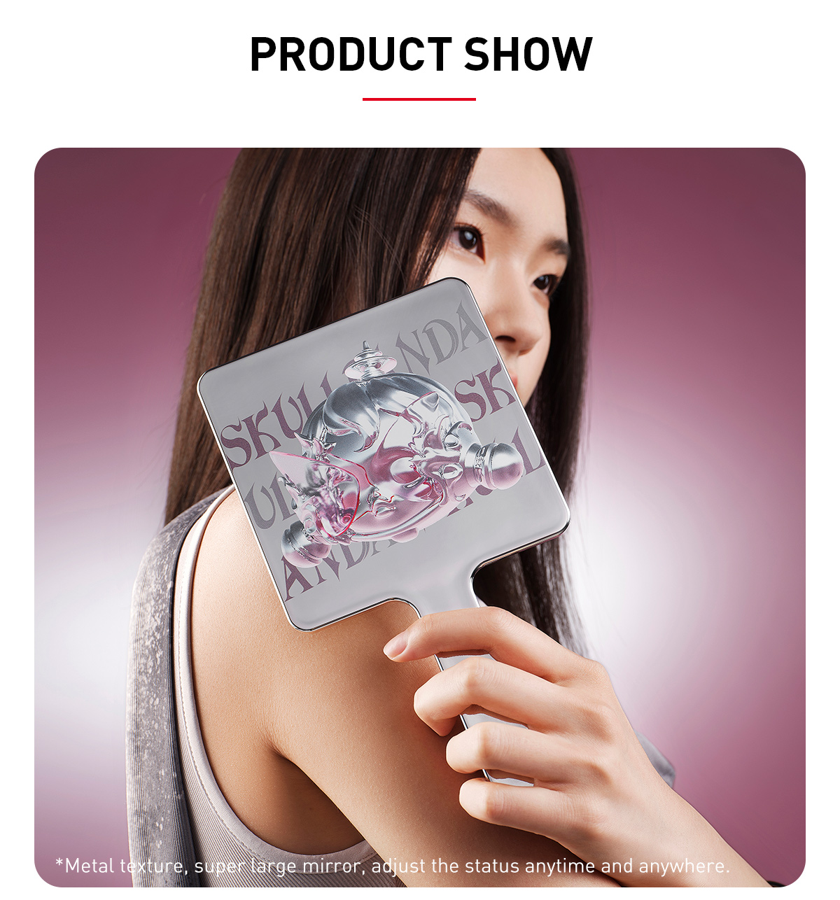 SKULLPANDA The Sound Series-Handheld Mirror - POP MART (Hong Kong