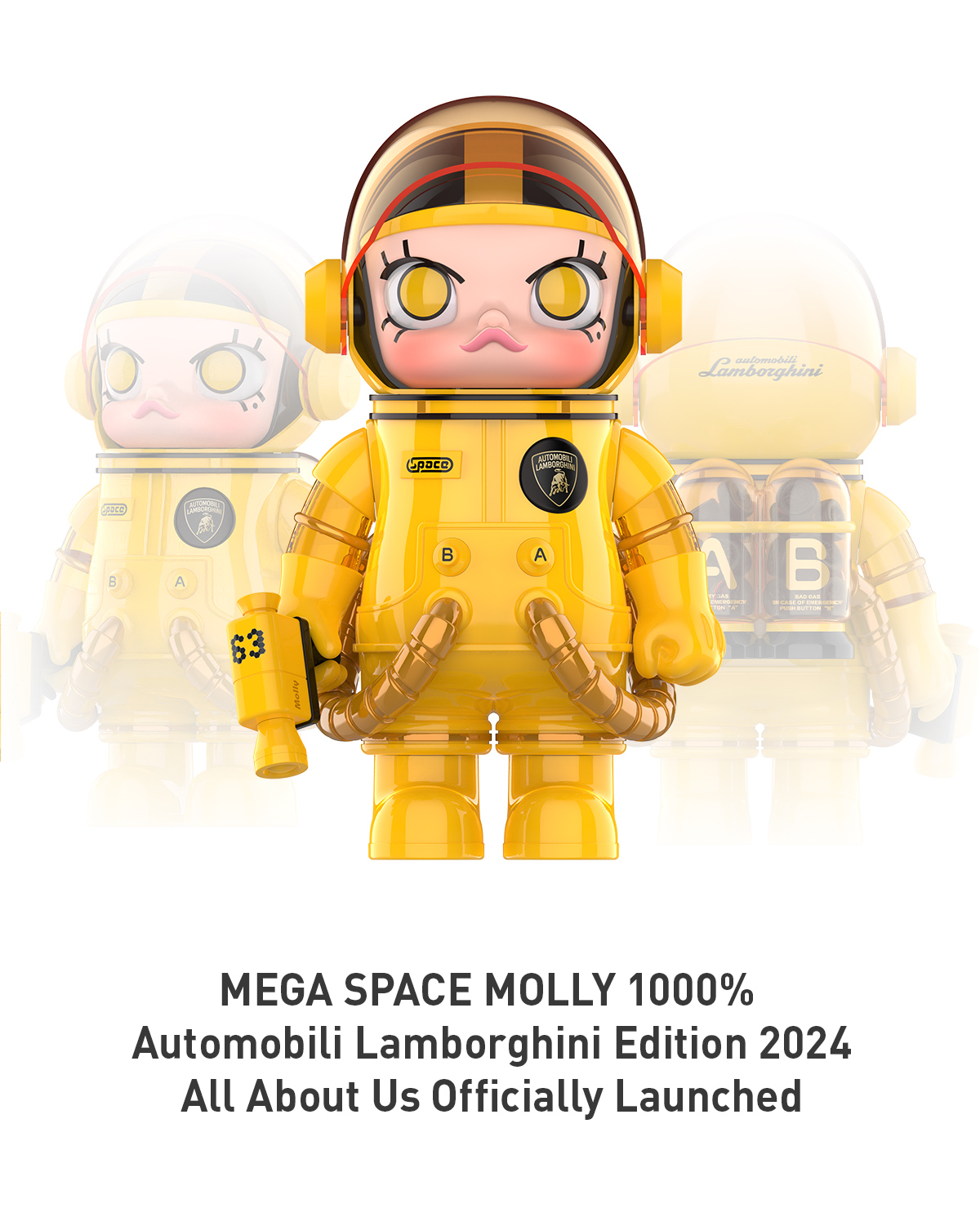 MEGA SPACE MOLLY 1000% Automobili Lamborghini Edition-2024