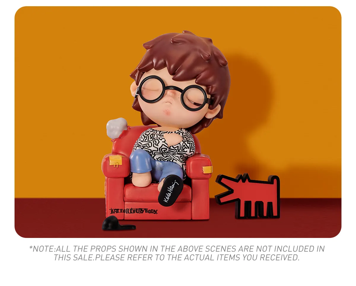 Hirono x Keith Haring Figurine - POP MART (Hong Kong, China)