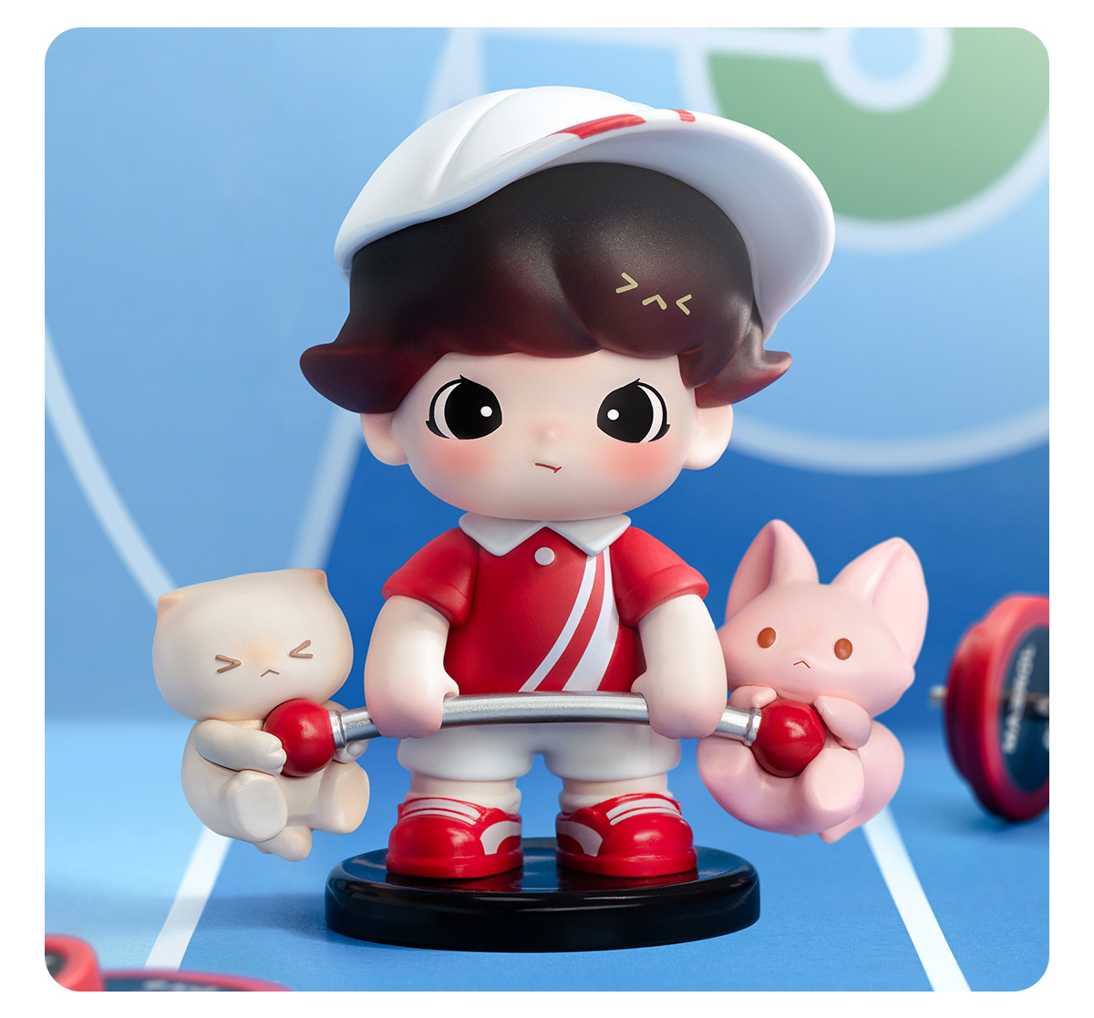 その他 POPMART DIMOO I Can Make It Pink Ver. DIMOO I Can Make It Figure-Red Ver. - POP MART (Hong Kong