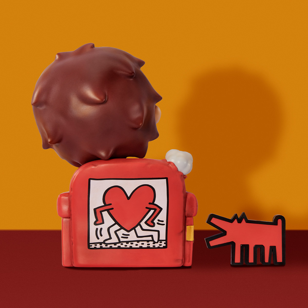 Hirono x Keith Haring Figurine - POP MART (Hong Kong, China)