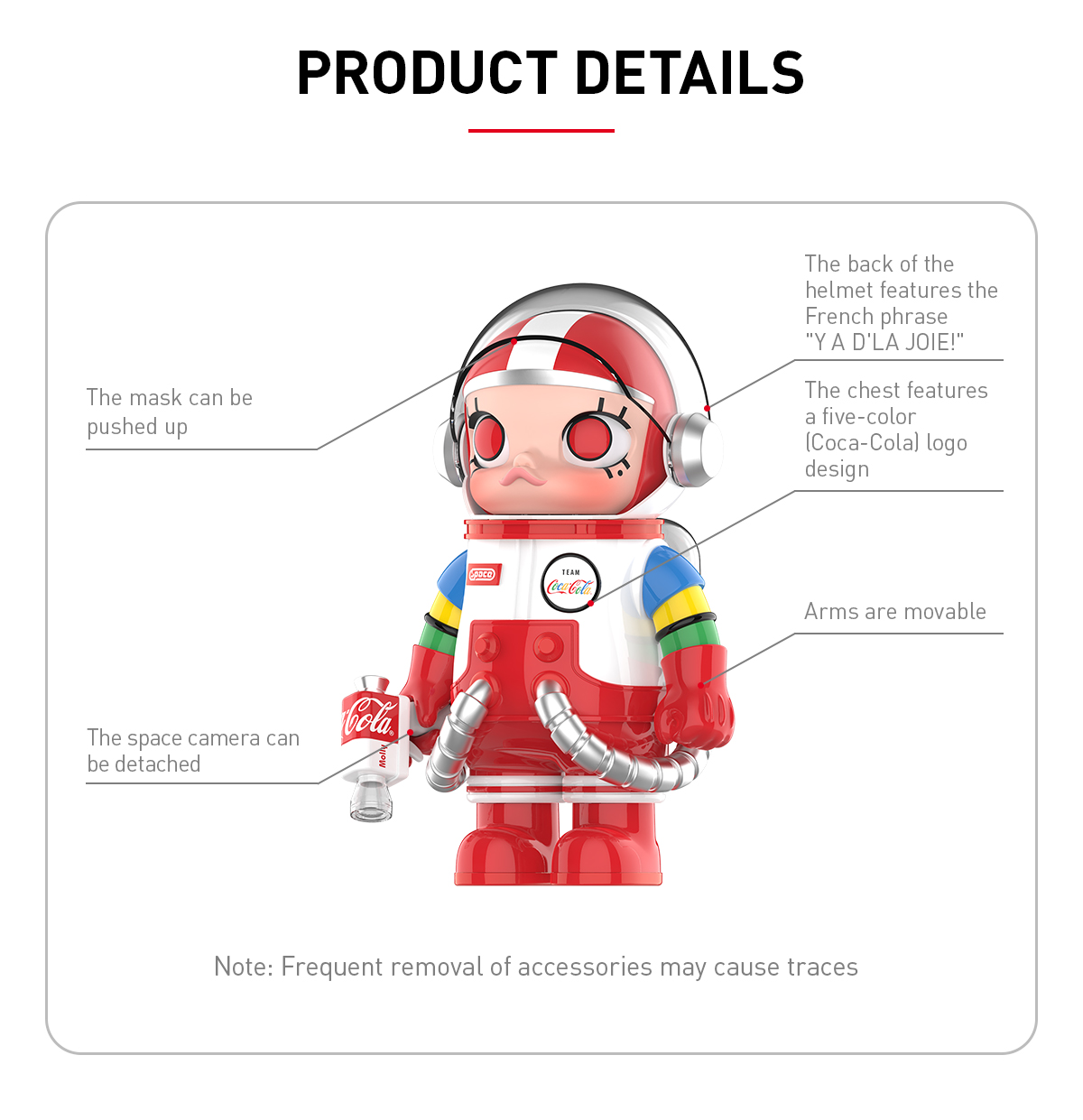 MEGA SPACE MOLLY 400% TEAM COCA-COLA - POP MART (Hong Kong, China)