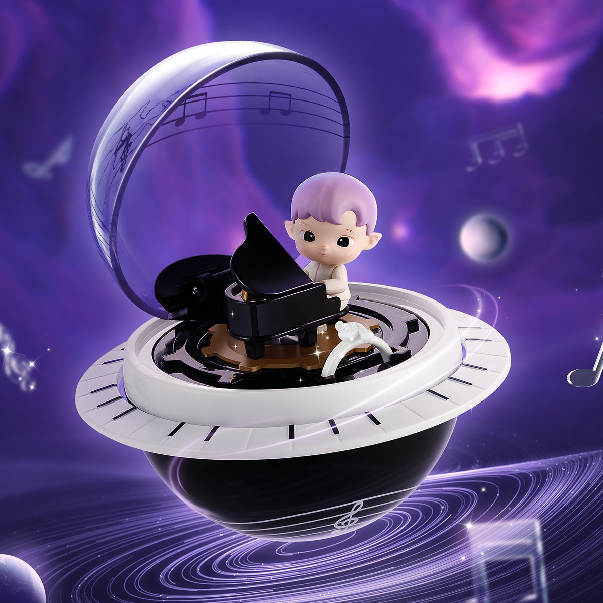 その他 POPMART ROMANTIC RINGBOX SERISE POP MART Romantic Ring Box Series 3 Scene Sets - YouLoveIt.com