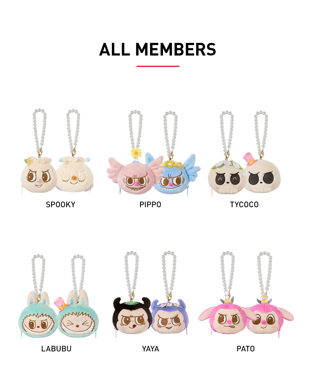 THE MONSTERS Party Series-Reversible Plush - POP MART (Hong