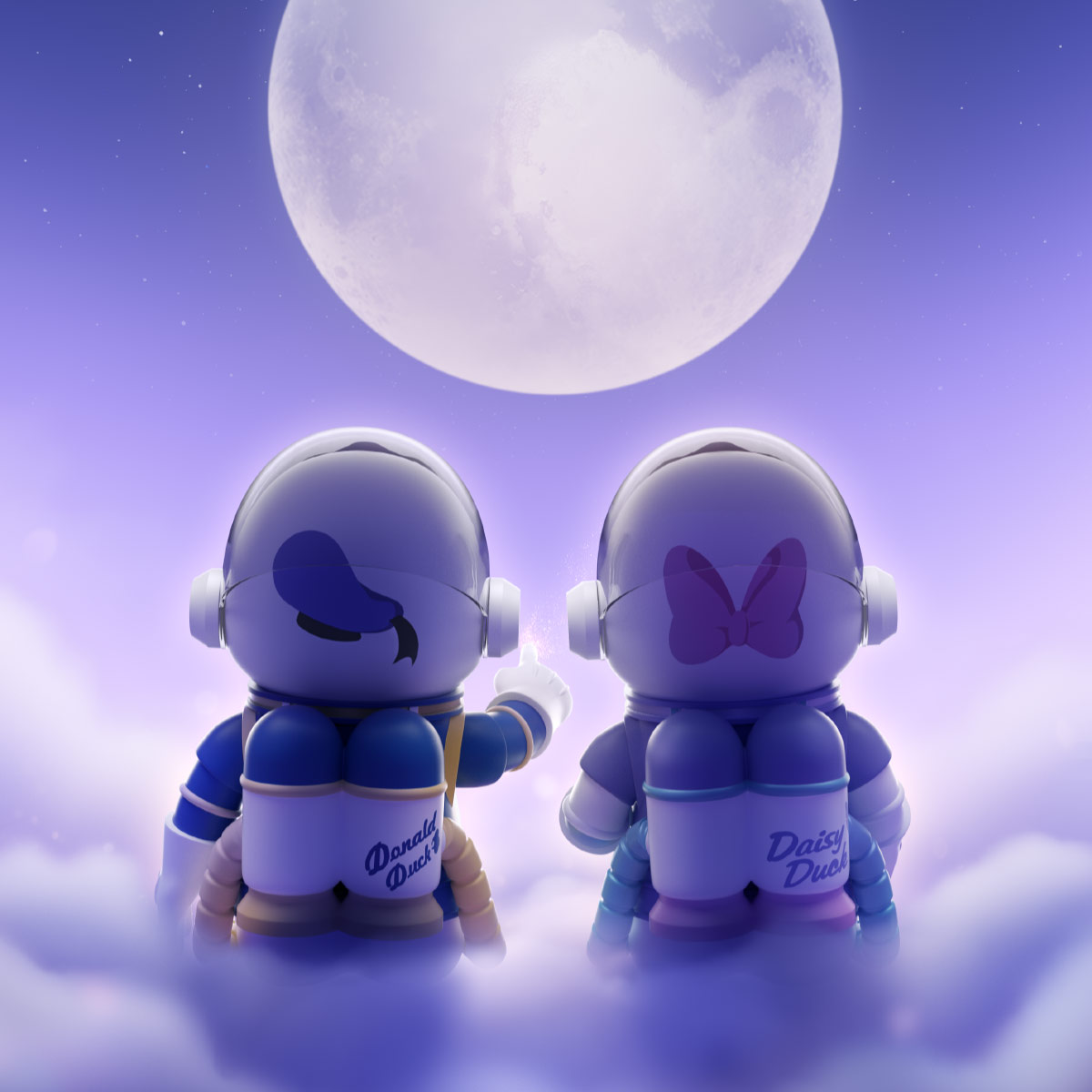 MEGA SPACE MOLLY 400% Donald Duck - POP MART (Hong Kong, China)