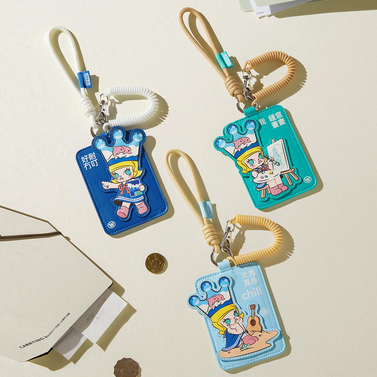 MOLLY LONG TIME NO DING SERIES-Card Holder Blind Box - POP MART