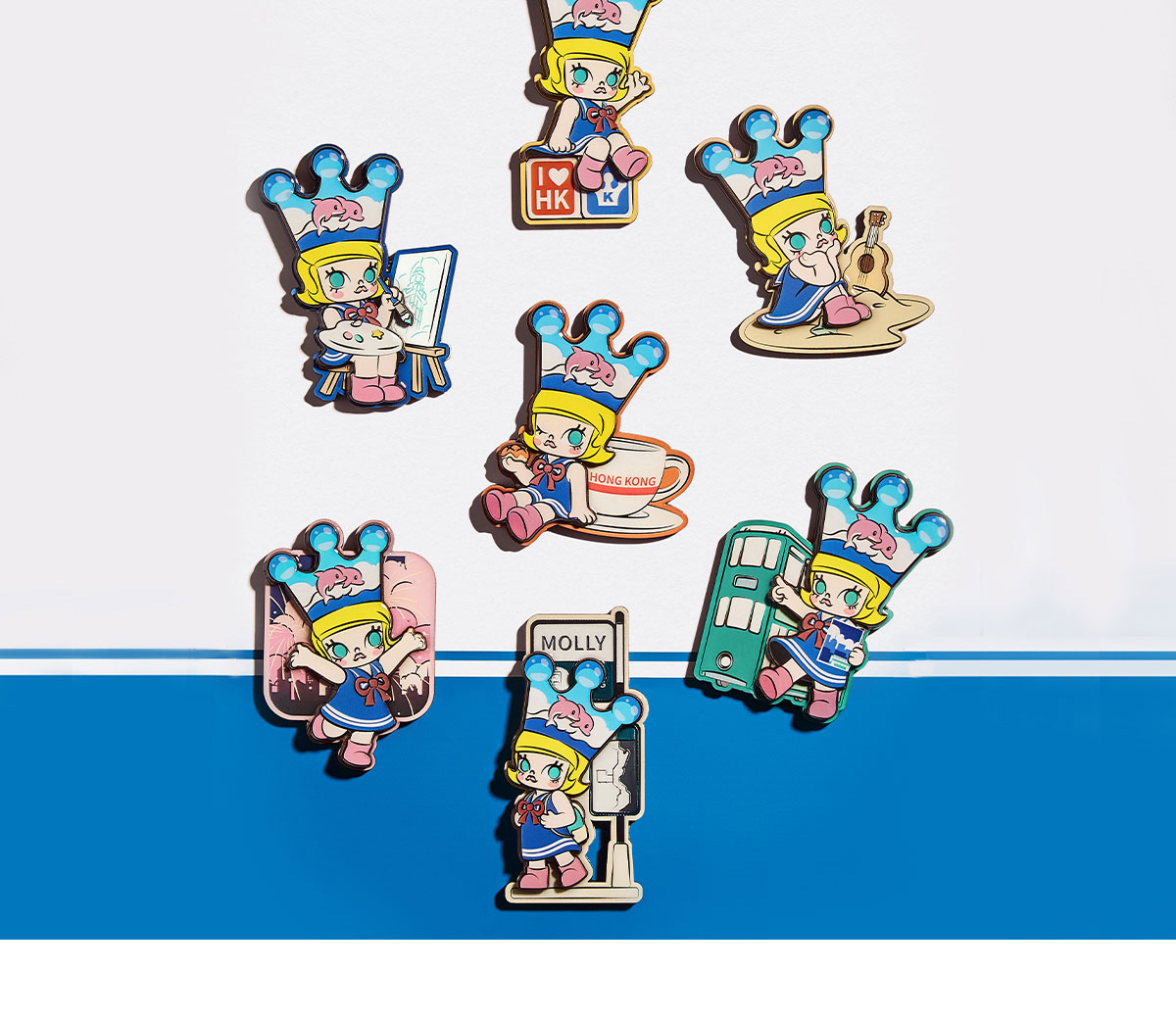 MOLLY LONG TIME NO DING SERIES-Fridge Magnet Blind Box - POP MART
