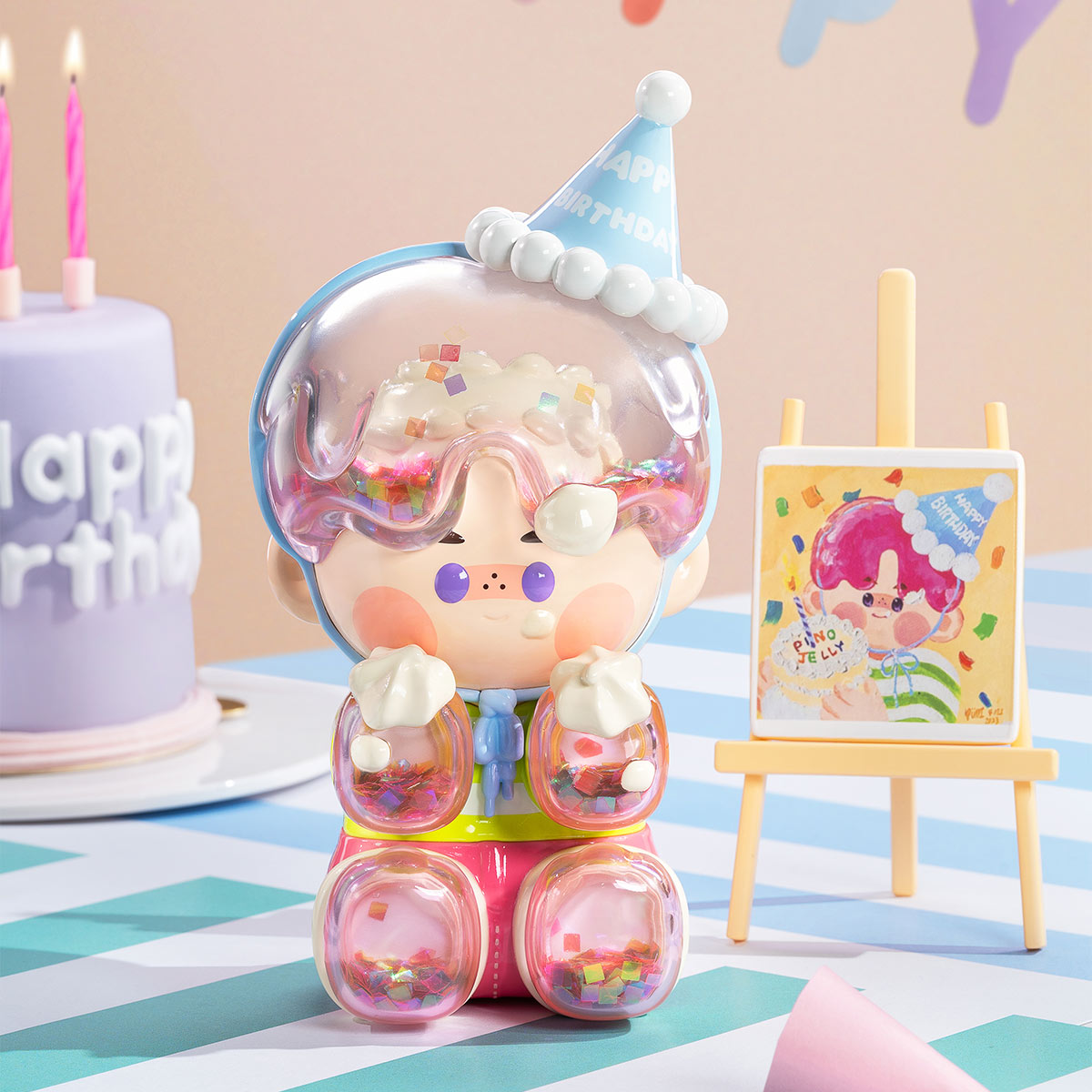 【popmart】ピノジェリーバースデーバッシュフィギュア PINO JELLY Birthday Bash Figurine - POP MART (Hong Kong, China)