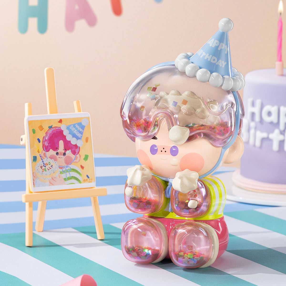 PINO JELLY Birthday Bash Figurine - POP MART (Hong Kong, China)