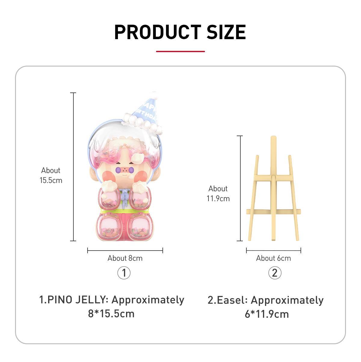 【popmart】ピノジェリーバースデーバッシュフィギュア PINO JELLY Birthday Bash Figurine - POP MART (Thailand)