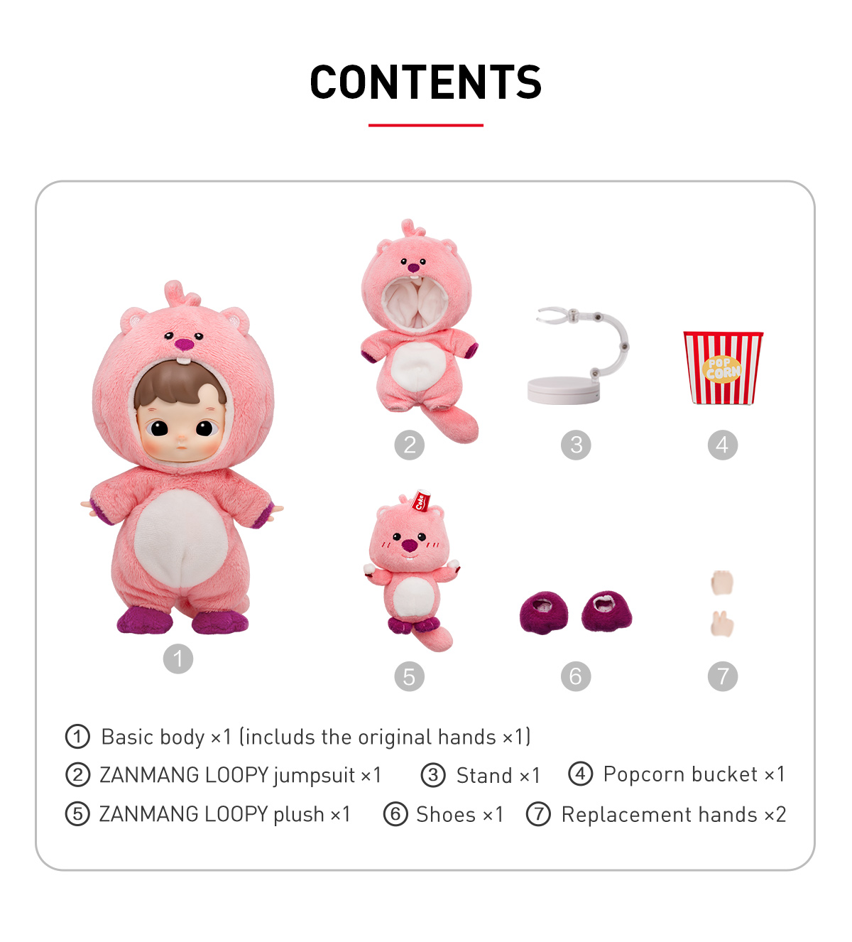 HACIPUPU × ZANMANG LOOPY Action Figure - POP MART (Hong Kong, China)