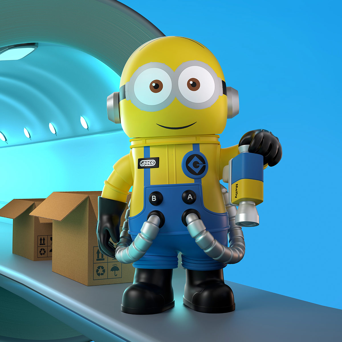 MEGA SPACE MOLLY 400% Minions - POP MART (Hong Kong, China)