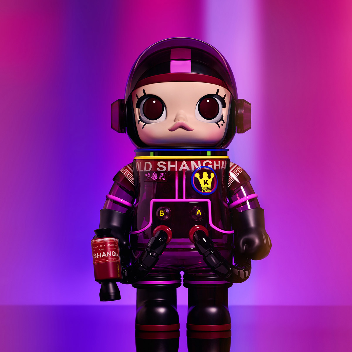 【海外輸入品】MOLLY 1000% フィギュア PALMER HOUSE MEGA SPACE MOLLY 1000% PALMER HOUSE - POP MART (Hong Kong