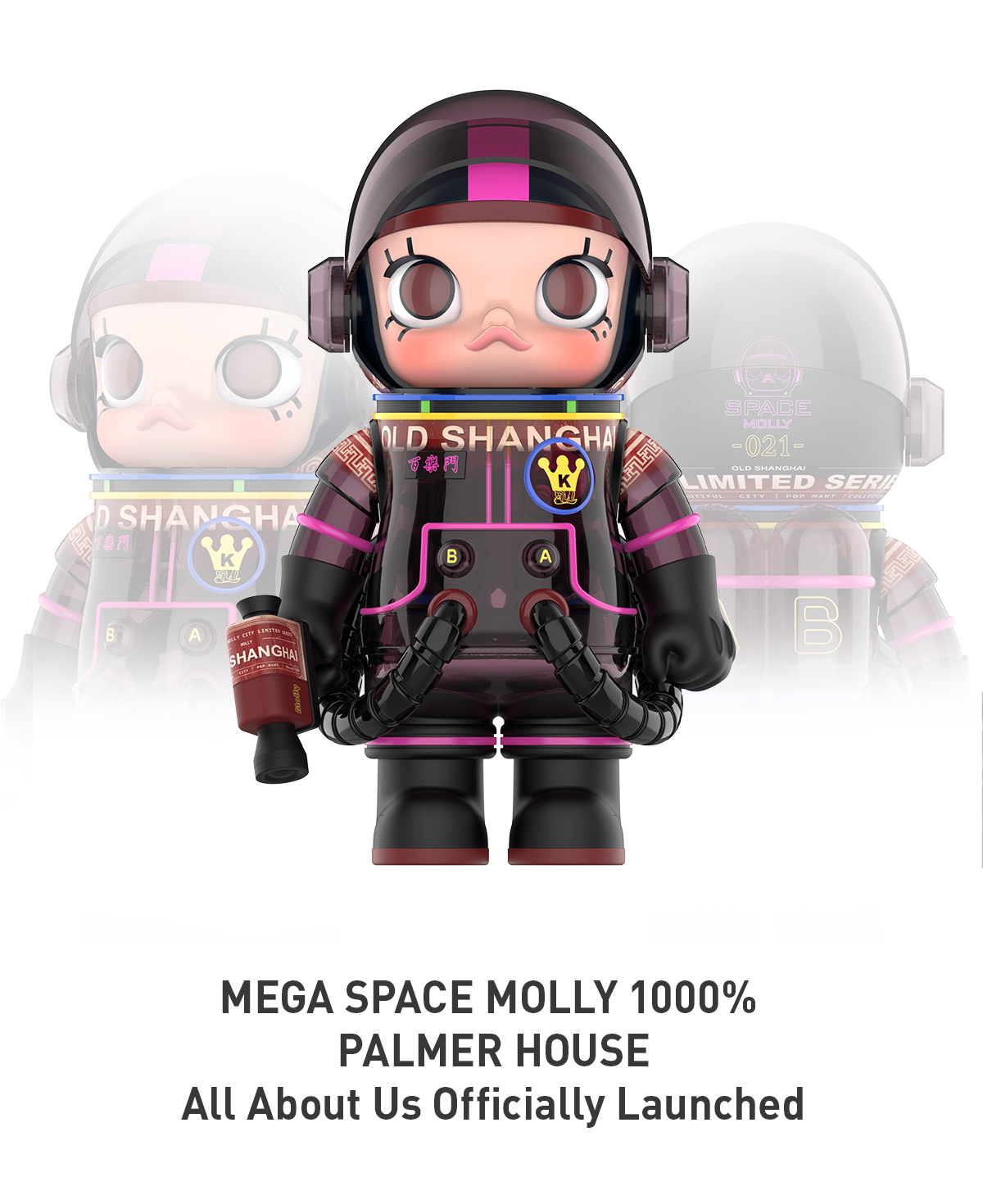 MEGA SPACE MOLLY 1000% PALMER HOUSE - POP MART (Japan)