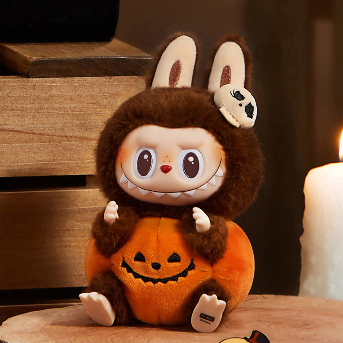Happy Halloween Party Series-Sitting Pumpkin Vinyl Plush