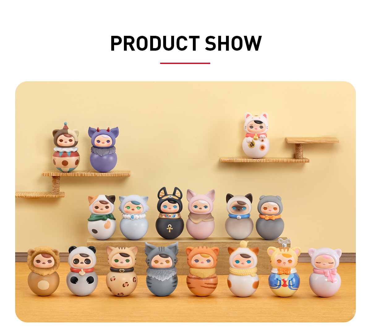 POPMART PUCKY Roly-poly kittyシリーズ　シークレット Amazon.com: POP MART PUCKY Roly-Poly Kitty Series-Vinyl