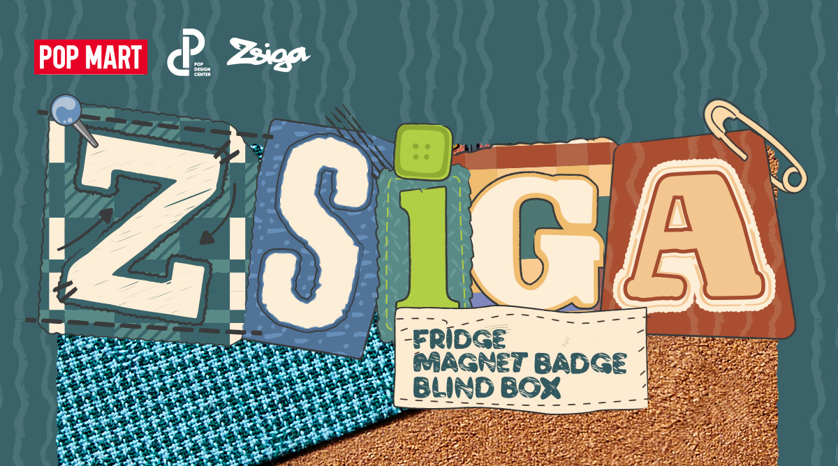 Zsiga We All Are Kids Series-Fridge Magnet Badge Blind Box - POP