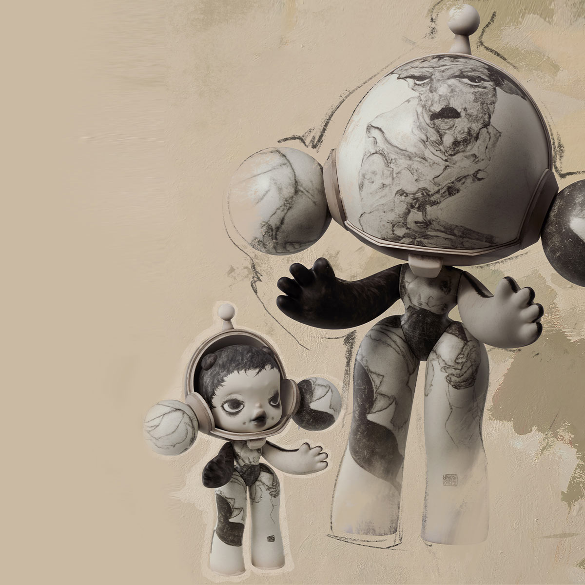 その他 popmart SKULLPANDA Amazon.co.jp: POP MART SKULLPANDA The Sound Series (1 Piece