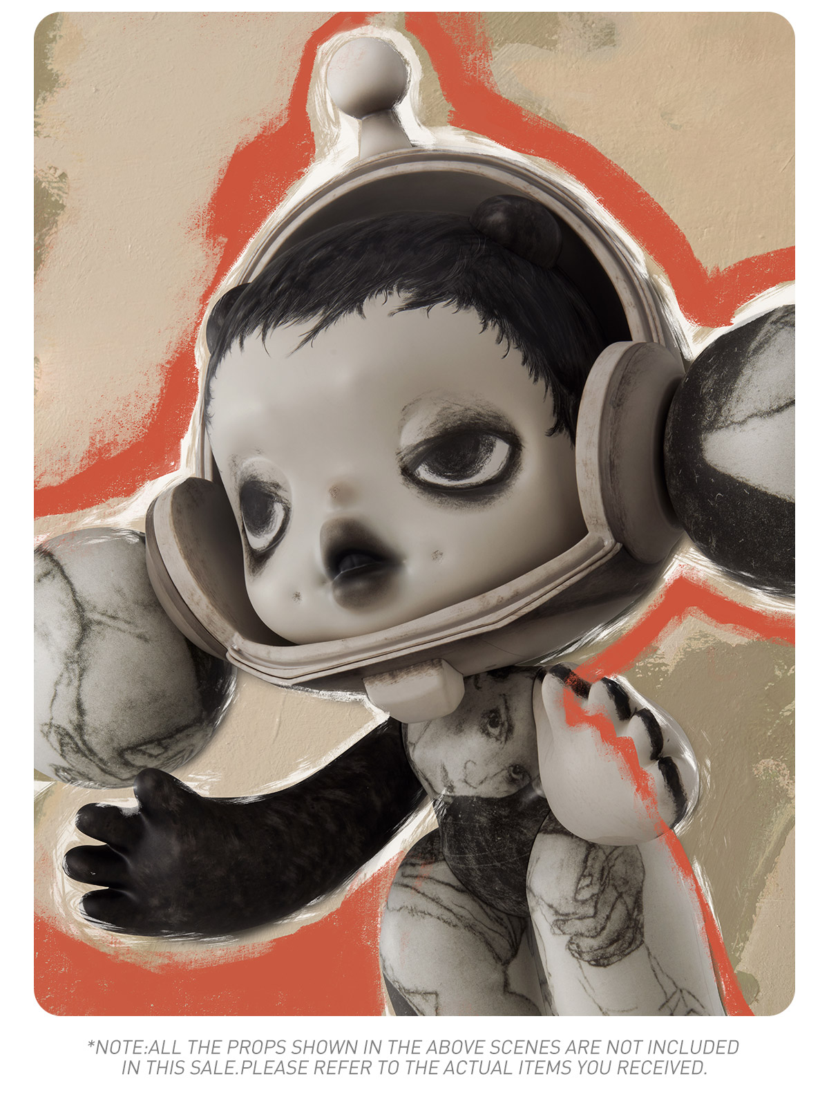MEGA α SKULLPANDA 1000% Egon Schiele MEGA α SKULLPANDA Egon Schiele 1000% Limited Figurine – TOYSEZ