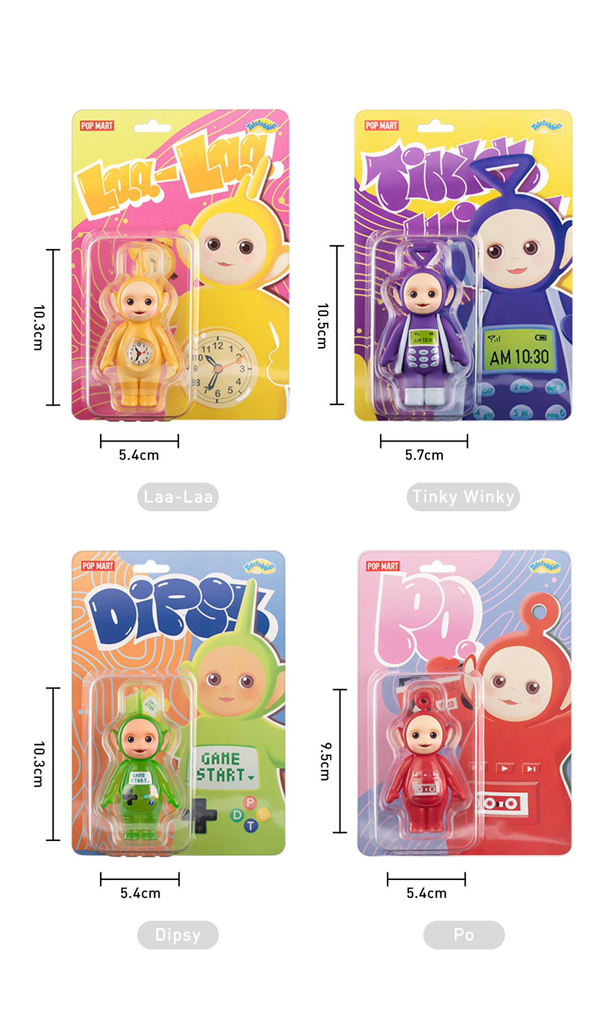 テディ POP Teletubbies Dipsy Trendy Figure - POP MART (Hong Kong, China)