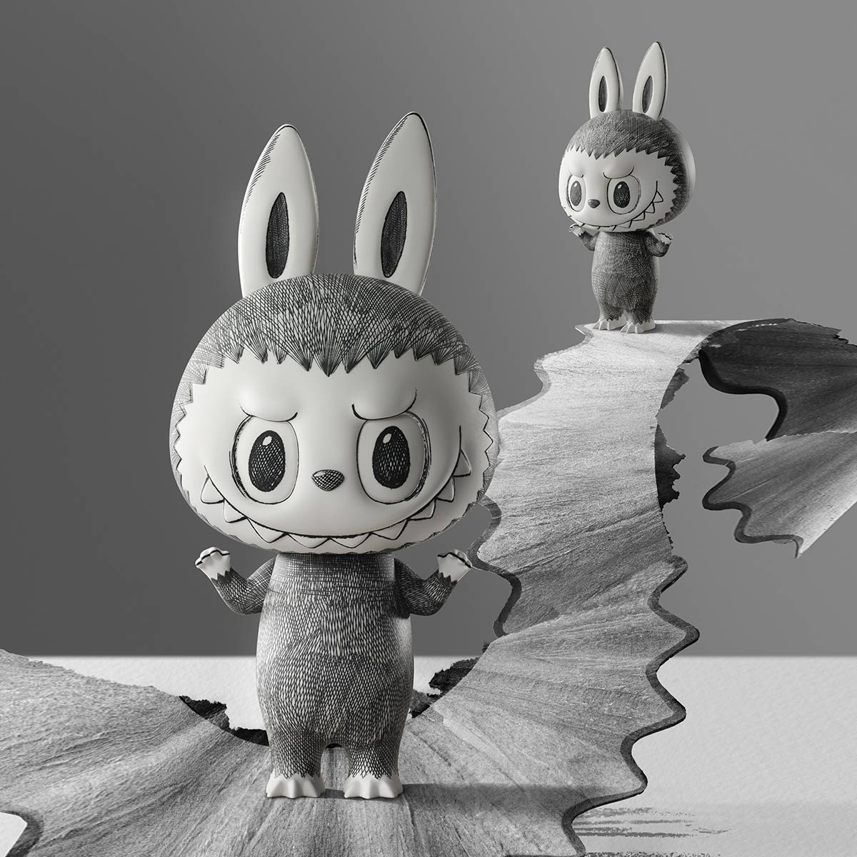 MEGA LABUBU 1000% Sketch - POP MART (Hong Kong, China)