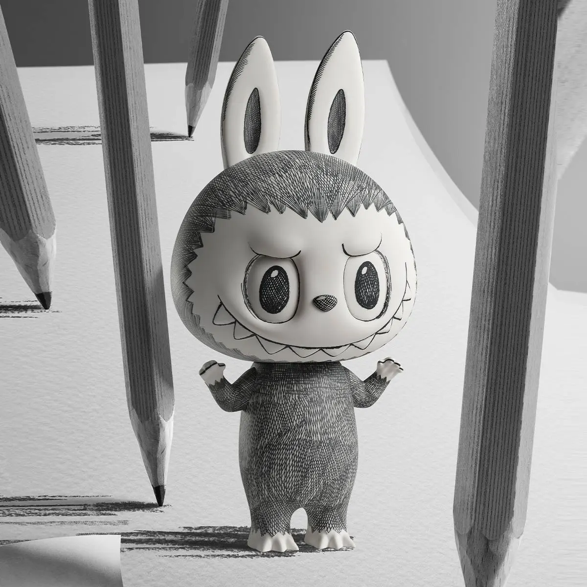 MEGA LABUBU 400% Sketch - POP MART (Hong Kong, China)