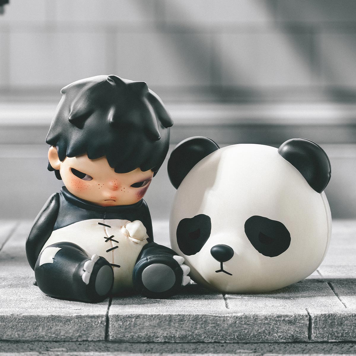 Hirono Doll Panda Figure - POP MART (Hong Kong, China)