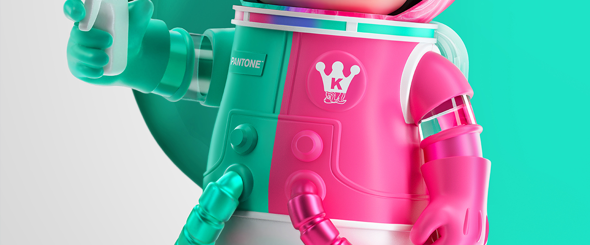MEGA SPACE MOLLY 1000% PANTONE™ - POP MART (Hong Kong, China)