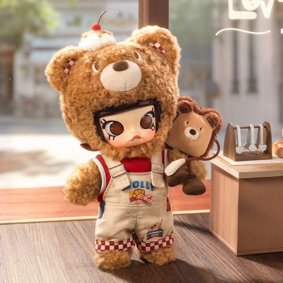 その他 Molly Pretend Bear Bread 1/8 POPMART MOLLY Bear Bread 1/8 Action Figure - POP MART (Hong Kong, China)