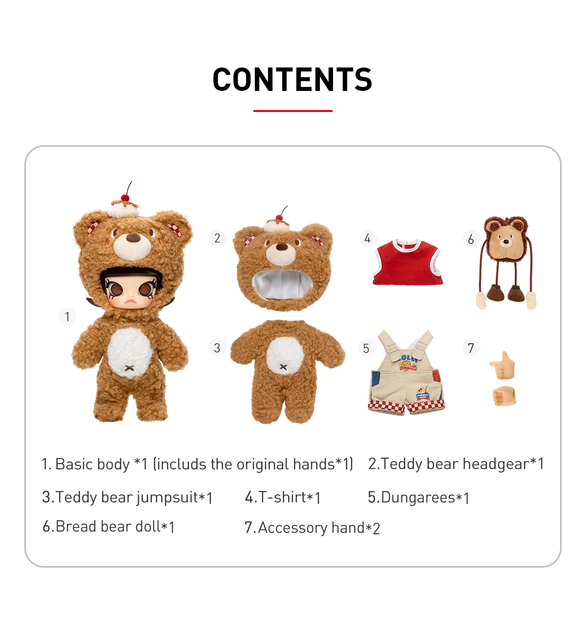 MOLLY Bear Bread 1/8 Action Figure - POP MART (Hong Kong, China)