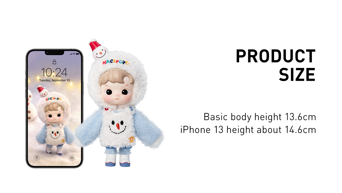 HACIPUPU Snowman is Coming Action Figure - POP MART (Hong