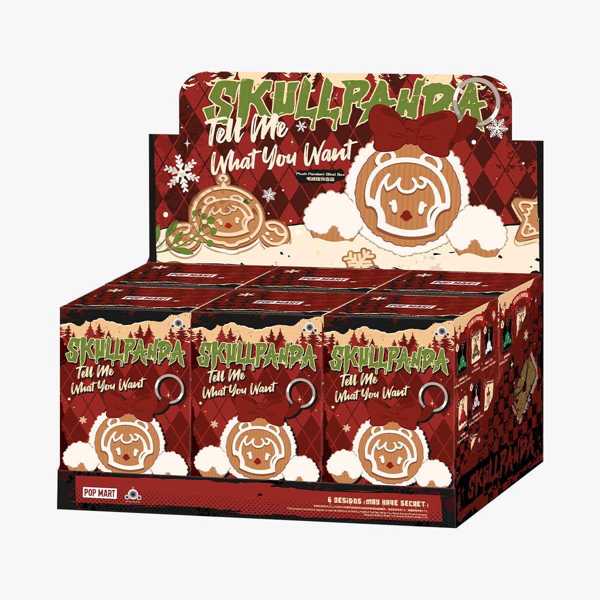 クッション・抱きまくら・ブランケット Skull Panda Tell Me What You Want Pillow SKULLPANDA Tell Me What You Want Series Pillow - POP MART